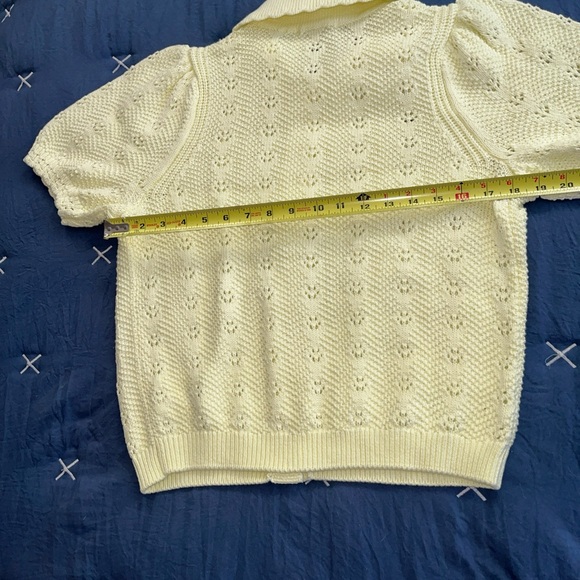 Free Assembly Women's Yellow Cardigan Sweater - Picture 8 of 10